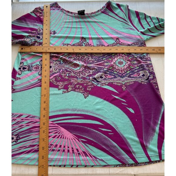 Clara Sunwoo Large 3/4 Sleeve Scoop Neck Tunic - Picture 5 of 8